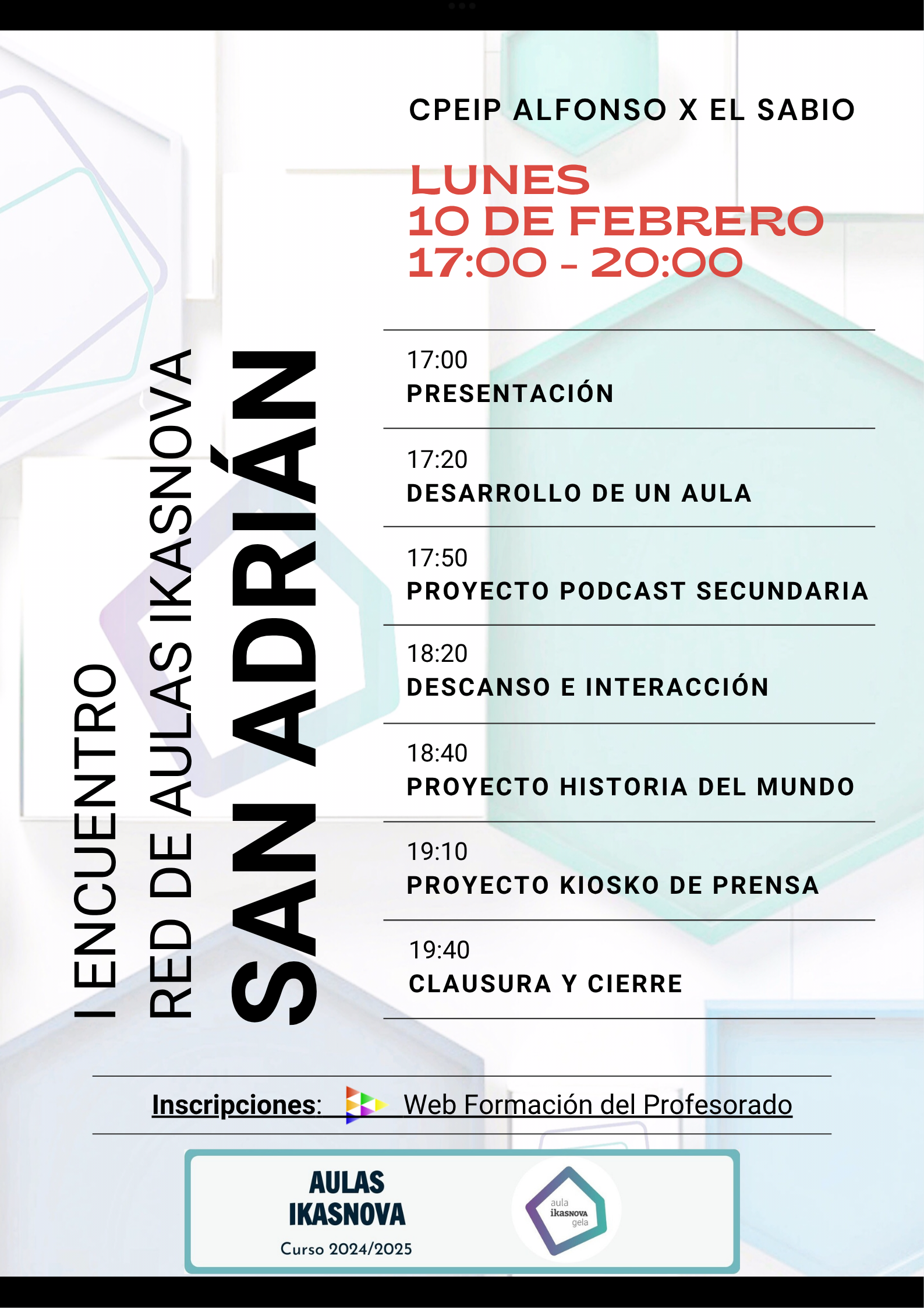 Ponencias del encuentro de Red de Aulas ikasNOVA en San Adrián
